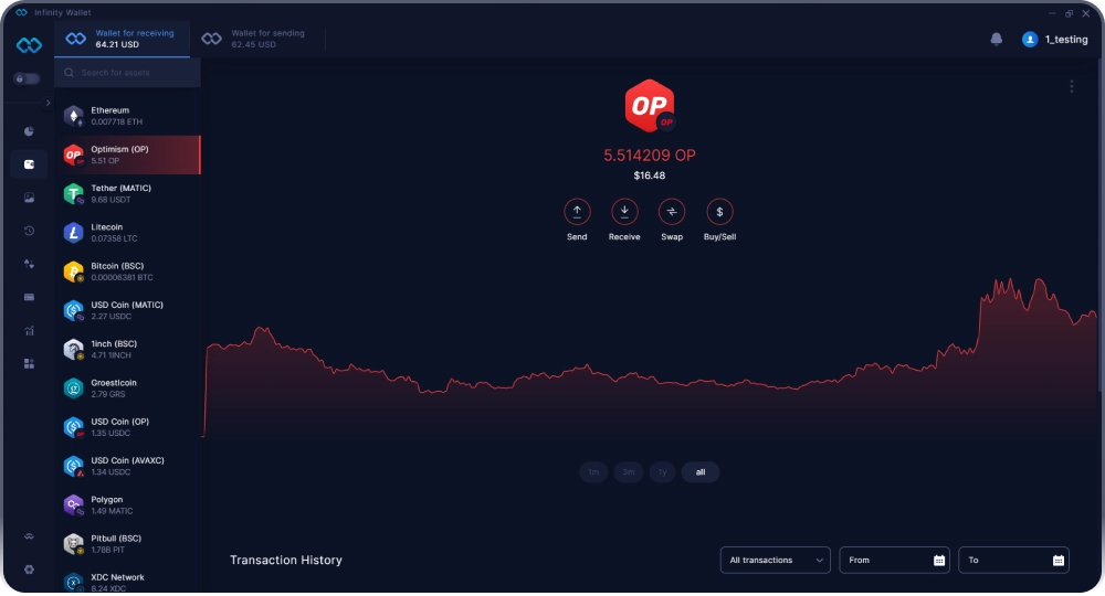 Desktop Crypto Wallet