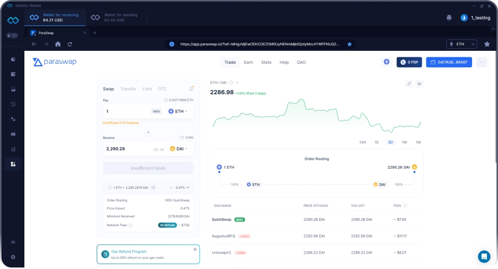 Desktop Crypto Wallet - Web3 & DApp Browser